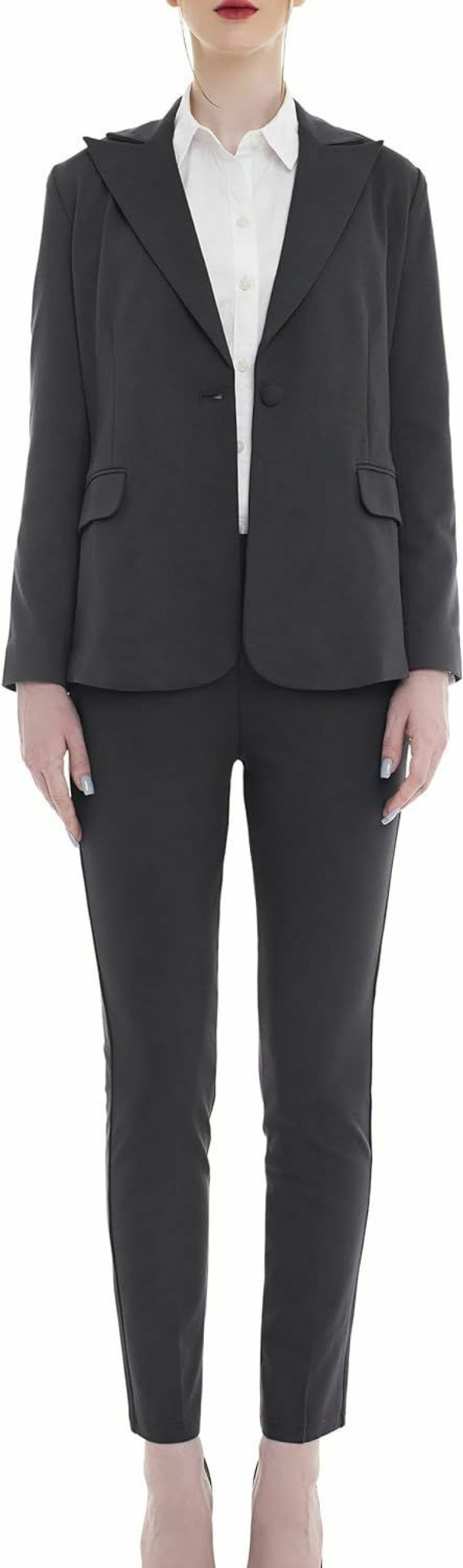 Best Marycrafts Marycrafts Women'S Professional Blazer Pant Suit Set For Work