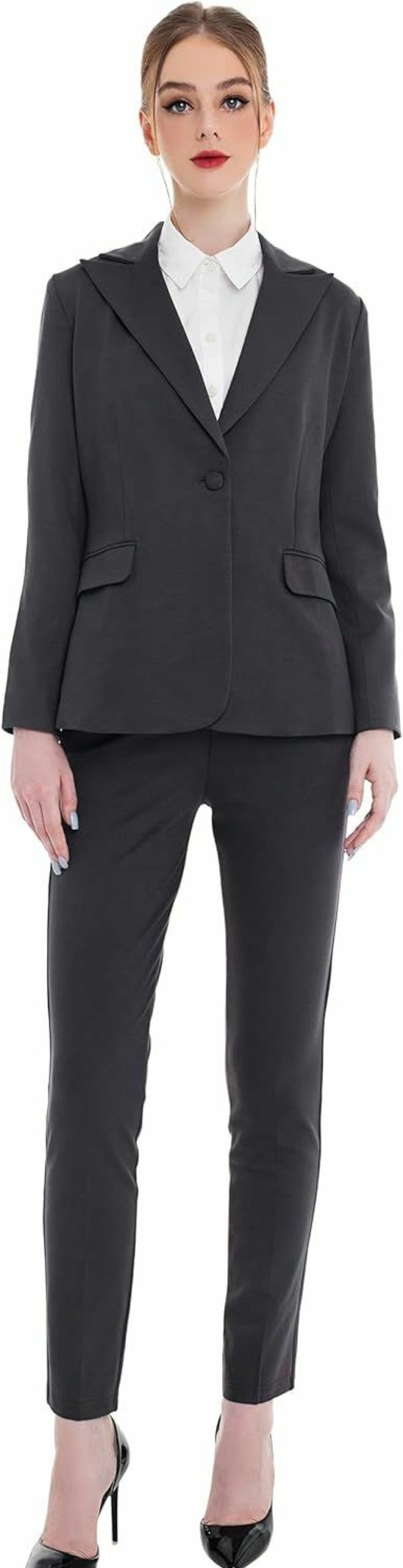 Best Marycrafts Marycrafts Women'S Professional Blazer Pant Suit Set For Work