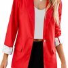 New luvamia Luvamia Blazers For Women Business Casual Dressy Work Fashion Lightweight Spring Summer Linen Unlined 2024 Suit Jackets