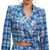 New Generic Women'S Plaid Blazer