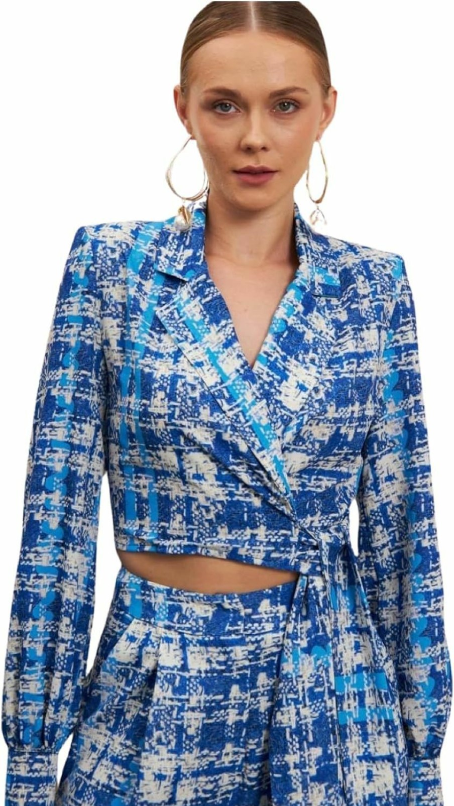 New Generic Women'S Plaid Blazer