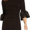 Online Adrianna Papell Adrianna Papell Women'S Short Draped Jersey Dress