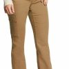 New ARIAT Ariat Women'S Fr Stretch Duralight Canvas Stackable Straight Leg Pant