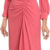 Online Maggy London Maggy London Women'S Long Sleeve Catalina Crepe Dress Workwear Event Guest Of Wedding