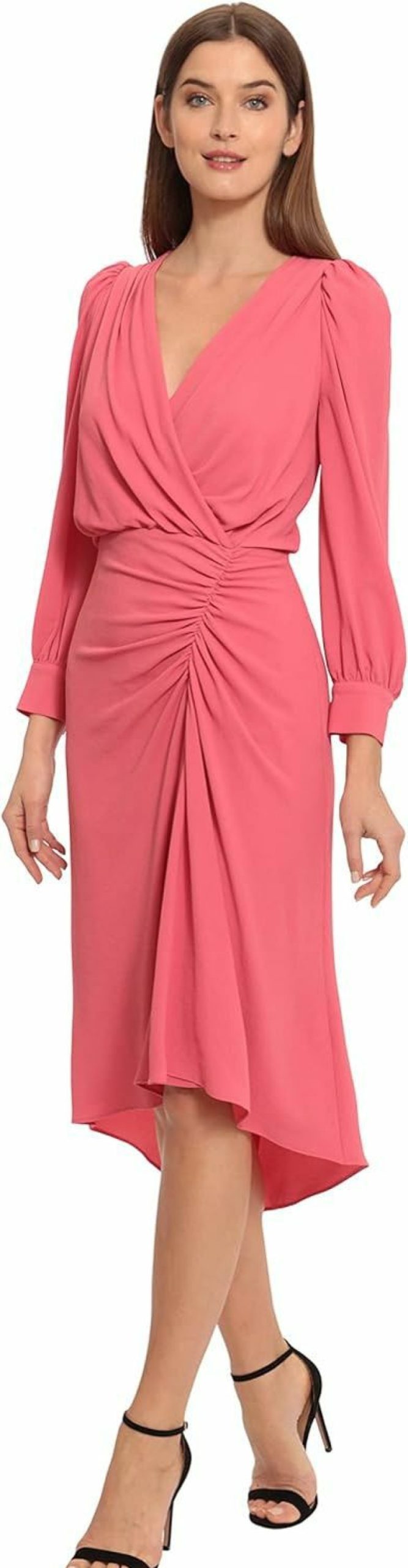 Online Maggy London Maggy London Women'S Long Sleeve Catalina Crepe Dress Workwear Event Guest Of Wedding