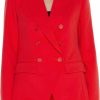 Clearance Liverpool Liverpool Women'S Petite Double Breasted Blazer Luxe Stretch Suiting