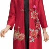 Best Bitablue Women'S Traditional Embroidery Mandarin Duck Flowers Crinkled One Button Blazer Chinese Jacket