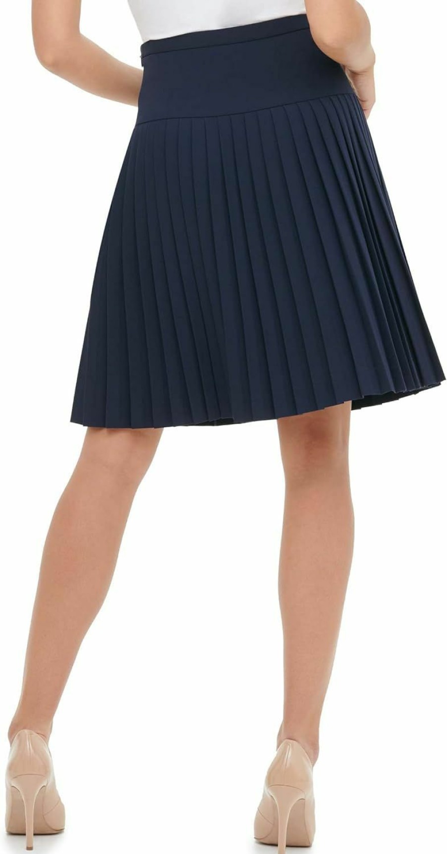 Online Tommy Hilfiger Tommy Hilfiger Women'S Lined Zip Office Pleated Skirt