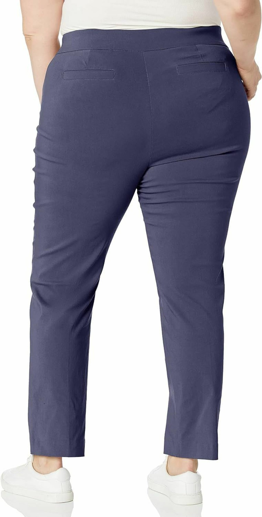 New Briggs New York Briggs New York Women'S Plus Size Super Stretch Millenium Welt Pocket Pull On Pant