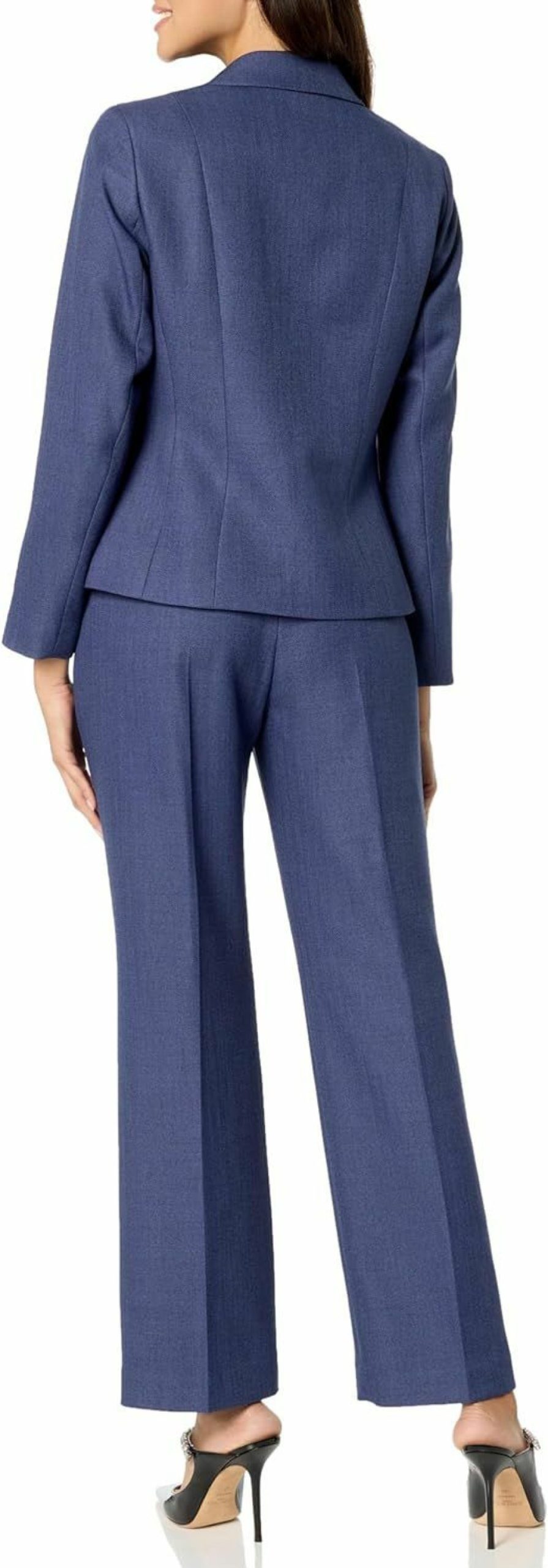 Wholesale Le Suit Women'S Petite 2 Button Texture Jacket & Side Zip Pant